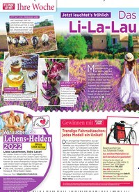 Titelbild der Ausgabe 32/2022 von Li-La-Lau ne!. Zeitschriften als Abo oder epaper bei United Kiosk online kaufen.