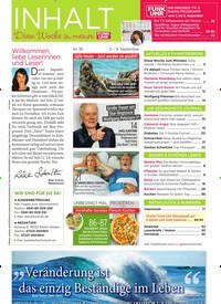 Titelbild der Ausgabe 35/2022 von Willkommen, liebe Leserinnen und Leser!. Zeitschriften als Abo oder epaper bei United Kiosk online kaufen.