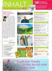 Titelbild der Ausgabe 37/2022 von Willkommen, liebe Leserinnen und Leser!. Zeitschriften als Abo oder epaper bei United Kiosk online kaufen.