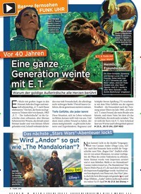 Titelbild der Ausgabe 37/2022 von Eine ganze Generation weinte mit E.T.. Zeitschriften als Abo oder epaper bei United Kiosk online kaufen.