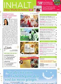 Titelbild der Ausgabe 48/2022 von Willkommen, liebe Leserinnen und Leser!. Zeitschriften als Abo oder epaper bei United Kiosk online kaufen.