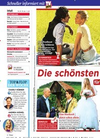 Titelbild der Ausgabe 26/2019 von Die schönsten TV-Hits für den Urlaub zu Hause. Zeitschriften als Abo oder epaper bei United Kiosk online kaufen.