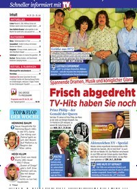 Titelbild der Ausgabe 29/2019 von Schneller informiert mit: Spannende Dramen , Musik und königlicher Glanz: Frisch abgedreht-diese TV-Hits haben Sie noch nie gesehen!. Zeitschriften als Abo oder epaper bei United Kiosk online kaufen.