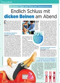 Titelbild der Ausgabe 29/2019 von Gesundheit: Die besten Tipps und Tricks bei Venenschwäche: Endlich Schluss mit dicken Beinen am Abend. Zeitschriften als Abo oder epaper bei United Kiosk online kaufen.