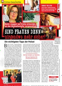 Titelbild der Ausgabe 33/2019 von SIND FRAUEN DENN nirgendwo mehr sicher?. Zeitschriften als Abo oder epaper bei United Kiosk online kaufen.