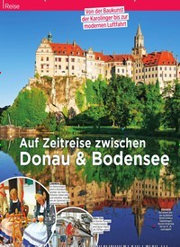 Titelbild der Ausgabe 37/2019 von Reise: Auf Zeitreise zwischen Donau & Bodensee. Zeitschriften als Abo oder epaper bei United Kiosk online kaufen.