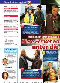 Titelbild der Ausgabe 39/2019 von Diese Fernsehwoche geht unter die Haut. Zeitschriften als Abo oder epaper bei United Kiosk online kaufen.