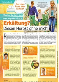 Titelbild der Ausgabe 44/2019 von Gesundheit: Erkältung? Diesen Herbst ohne mich!. Zeitschriften als Abo oder epaper bei United Kiosk online kaufen.