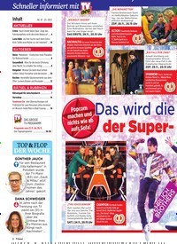 Titelbild der Ausgabe 47/2019 von Das wird die Woche der Super- Premieren. Zeitschriften als Abo oder epaper bei United Kiosk online kaufen.