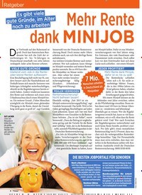 Titelbild der Ausgabe 9/2020 von Mehr Rente dank MINIJOB. Zeitschriften als Abo oder epaper bei United Kiosk online kaufen.