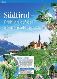 Titelbild der Ausgabe 12/2020 von Reise: Südtirol – Frühling auf der Sonnenseite der Alpen. Zeitschriften als Abo oder epaper bei United Kiosk online kaufen.