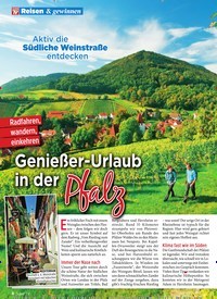 Titelbild der Ausgabe 24/2019 von Aktiv die Südliche Weinstraße entdecken: Genießer-Urlaub in der Pfalz. Zeitschriften als Abo oder epaper bei United Kiosk online kaufen.