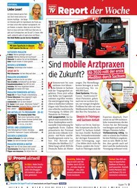 Titelbild der Ausgabe 25/2019 von Report der Woche: Sind mobile Arztpraxen die Zukunft?. Zeitschriften als Abo oder epaper bei United Kiosk online kaufen.