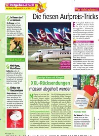 Titelbild der Ausgabe 26/2019 von Die fiesen Aufpreis-Tricks der Billig-Flieger. Zeitschriften als Abo oder epaper bei United Kiosk online kaufen.