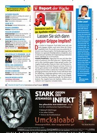 Titelbild der Ausgabe 45/2019 von Report der Woche: Lassen Sie sich dann gegen Grippe impfen?. Zeitschriften als Abo oder epaper bei United Kiosk online kaufen.