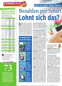 Titelbild der Ausgabe 3/2020 von Apps von Apple, Edeka, Netto & Co im Check: Bezahlen per Smartphone: Lohnt sich das?. Zeitschriften als Abo oder epaper bei United Kiosk online kaufen.