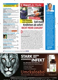 Titelbild der Ausgabe 6/2020 von Report der Woche: Soll man Knöllchen ab sofort NICHT MEHR ZAHLEN?. Zeitschriften als Abo oder epaper bei United Kiosk online kaufen.