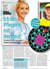 Titelbild der Ausgabe 6/2020 von Ratgeber aktuell: Ich bin Pflegerin mit Herzblut!. Zeitschriften als Abo oder epaper bei United Kiosk online kaufen.