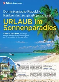 Titelbild der Ausgabe 6/2020 von URLAUB im Sonnenparadies. Zeitschriften als Abo oder epaper bei United Kiosk online kaufen.