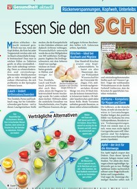 Titelbild der Ausgabe 13/2020 von Gesundheit aktuell: Essen Sie den SCH MERZ WEG. Zeitschriften als Abo oder epaper bei United Kiosk online kaufen.