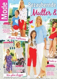 Titelbild der Ausgabe 11/2019 von Mode: Bezaubernde Urlaubsmode für Mutter & Tochter. Zeitschriften als Abo oder epaper bei United Kiosk online kaufen.