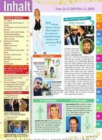 Titelbild der Ausgabe 26/2019 von Vom 21.12.2019 bis 3.1.2020. Zeitschriften als Abo oder epaper bei United Kiosk online kaufen.