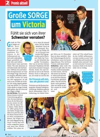 Titelbild der Ausgabe 1/2019 von Promis aktuell: Große Sorge um Victoria. Zeitschriften als Abo oder epaper bei United Kiosk online kaufen.