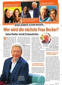 Titelbild der Ausgabe 5/2019 von BORIS KÖNNTE SCHON WIEDER…: Wer wird die nächste Frau Becker?: Seine Mutter verrät Erstaunliches. Zeitschriften als Abo oder epaper bei United Kiosk online kaufen.