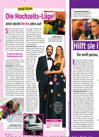 Titelbild der Ausgabe 5/2019 von Promis aktuell: Andrea Berg & Florian Silbereisen: Hilft sie ihm aus der Liebes-Krise?. Zeitschriften als Abo oder epaper bei United Kiosk online kaufen.
