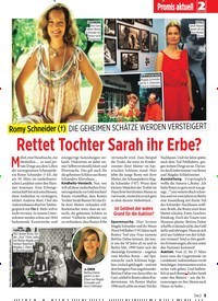 Titelbild der Ausgabe 10/2019 von Promis aktuell: Rettet Tochter Sarah ihr Erbe?. Zeitschriften als Abo oder epaper bei United Kiosk online kaufen.
