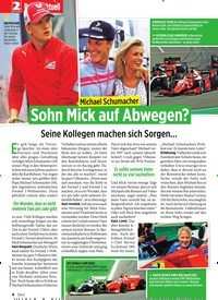Titelbild der Ausgabe 21/2019 von Michael Schumac: Sohn Mick auf Abwegen?. Zeitschriften als Abo oder epaper bei United Kiosk online kaufen.
