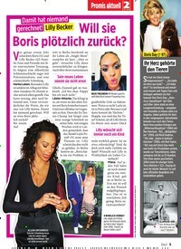 Titelbild der Ausgabe 21/2019 von Damit hat niemand gerechnet! Lilly Becker: Will sie Boris plötzlich zurück?. Zeitschriften als Abo oder epaper bei United Kiosk online kaufen.