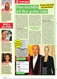 Titelbild der Ausgabe 22/2019 von Promis aktuell: Fiese Geschäfte mit ihrer großen Liebe. Zeitschriften als Abo oder epaper bei United Kiosk online kaufen.