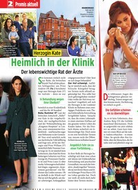 Titelbild der Ausgabe 51/2019 von Herzogin Kate: Heimlich in der Klinik. Zeitschriften als Abo oder epaper bei United Kiosk online kaufen.