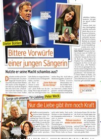 Titelbild der Ausgabe 44/2022 von Bittere Vorwürfe einer jungen Sängerin. Zeitschriften als Abo oder epaper bei United Kiosk online kaufen.