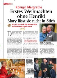 Titelbild der Ausgabe 1/2019 von Königin Margrethe Erstes Weihnachten ohne Henrik! Mary lässt sie nicht in Stich. Zeitschriften als Abo oder epaper bei United Kiosk online kaufen.