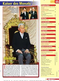 Titelbild der Ausgabe 2/2019 von Kaiser des Monats: Akihito. Zeitschriften als Abo oder epaper bei United Kiosk online kaufen.