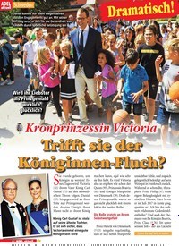 Titelbild der Ausgabe 6/2019 von Schweden: Dramatisch! Kronprinzessin Victoria: Trifft sie der Königinnen-Fluch?. Zeitschriften als Abo oder epaper bei United Kiosk online kaufen.