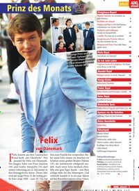 Titelbild der Ausgabe 8/2019 von Prinz des Monats: Felix von Dänemark. Zeitschriften als Abo oder epaper bei United Kiosk online kaufen.