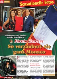 Titelbild der Ausgabe 8/2019 von Monaco: Sensationelle Fotos Fürstin Charlene: So verzaubert sie ganz Monaco. Zeitschriften als Abo oder epaper bei United Kiosk online kaufen.