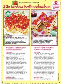 Titelbild der Ausgabe 7/2019 von Die besten Erdbeerkuchen. Zeitschriften als Abo oder epaper bei United Kiosk online kaufen.