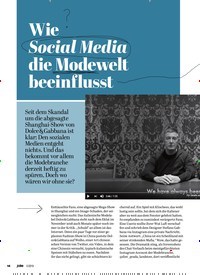 Titelbild der Ausgabe 3/2019 von Wie Social Media die Modewelt beeinflusst. Zeitschriften als Abo oder epaper bei United Kiosk online kaufen.