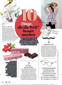 Titelbild der Ausgabe 4/2019 von 10 Dinge, die die Welt* besser machen. Zeitschriften als Abo oder epaper bei United Kiosk online kaufen.