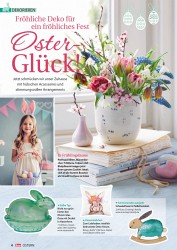 Titelbild der Ausgabe 1/2019 von Fröhliche Deko für ein fröhliches Fest: Oster-Glück!. Zeitschriften als Abo oder epaper bei United Kiosk online kaufen.