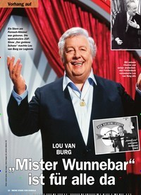 Titelbild der Ausgabe 1/2019 von Vorhang auf: LOU VAN BURG „Mister Wunnebar“ ist für alle da. Zeitschriften als Abo oder epaper bei United Kiosk online kaufen.