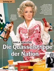 Titelbild der Ausgabe 5/2019 von Vorhang auf: GISELA SCHLÜTER: Die Quasselstrippe der Nation. Zeitschriften als Abo oder epaper bei United Kiosk online kaufen.