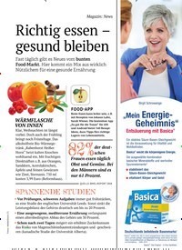 Titelbild der Ausgabe 1/2020 von News: Richtig essen - gesund bleiben. Zeitschriften als Abo oder epaper bei United Kiosk online kaufen.