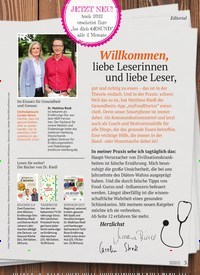Titelbild der Ausgabe 2/2022 von Willkommen, liebe Leserinnen und liebe Leser,. Zeitschriften als Abo oder epaper bei United Kiosk online kaufen.