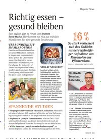 Titelbild der Ausgabe 6/2023 von Richtig essen – gesund bleiben. Zeitschriften als Abo oder epaper bei United Kiosk online kaufen.