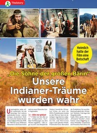 Titelbild der Ausgabe 1/2020 von Titelstory: Heimlich hatte der Film eine Botschaft: „Die Söhne der großen Bärin“ Unsere Indianer-Träume wurden wahr. Zeitschriften als Abo oder epaper bei United Kiosk online kaufen.